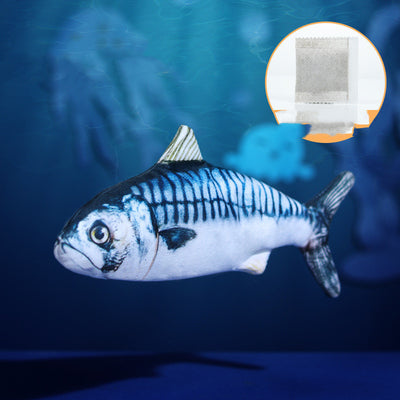Plush Shark Simulation Fish, Vibration And Touch